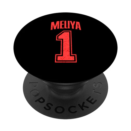 Meliya Support Accessories & Fan Gifts Men Women Meliya Supporter Number 1 Biggest Fan PopSockets Swappable PopGrip