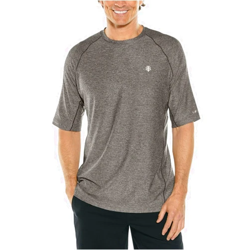 Coolibar UPF 50+ Men's Agility Short Sleeve Performance T-Shirt - Sun Protective