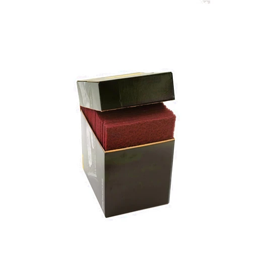 Mirka Mirlon 6x9 Scuff Pads - Maroon - Very Fine - 360 Grit - 20 Pack