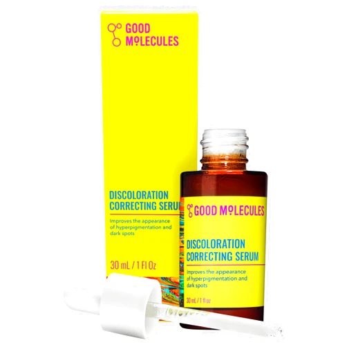 Good Molecules Discoloration Correcting Serum - Serum to Target Dark Spots and Hyperpigmentation - Skin Care for Face 1 FL