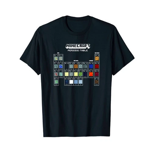 Minecraft Periodic Table Of Blocks T-Shirt