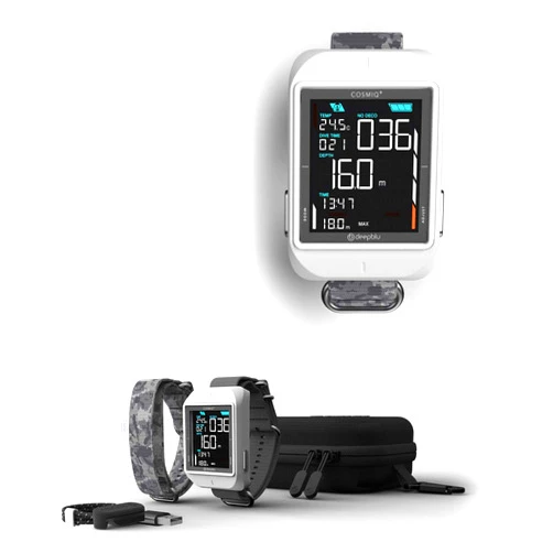 Deepblu Cosmiq White/Gray Divecomputer (DBC-32GY)