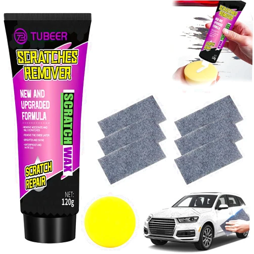 Yicengy Nano Sparkle Cloth Car Scratch Remover Set, Nano Sparkle Cloth and Car Scratch Repair Paste, Magic Nano Cleaning Cloth Scratch Remover for Deep Scratch Repair