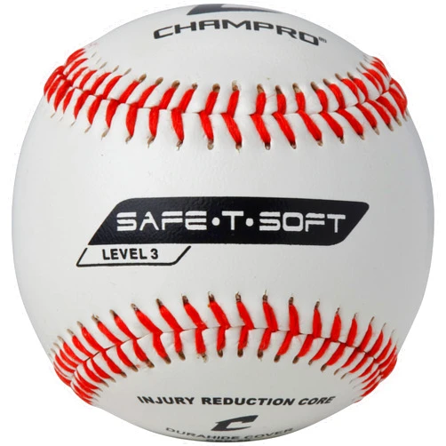 Champro Safe-T-Soft Baseball (White, 9-Inch, 1 Dozen)