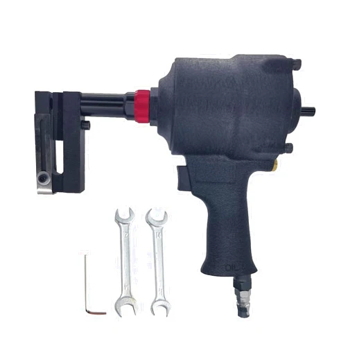 Jonisquees Pneumatic Hole Puncher Air Metal Hole Punch Tool Industrial Sheet Metal Punching Tools Metal Hand Punch (Hole Size, 3.2/3.5/4.2/5/6/8/10/10.5/13mm)