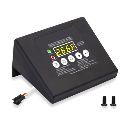 IHOUMEX 990050048 Digital Control Thermostat Panel Kit for Masterbuilt with LED Digital Display Top Controller Fits Compatible with Masterbuilt ESQ30B/70070106/20070106 and More Electric Smoker Grill Models