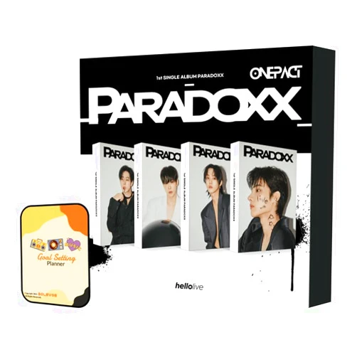 Dreamus ONE PACT Album - PARADOXX hello Photocard Album ver. (PLVE Random ver.)+Pre Order Benefits+BolsVos Exclusive K-POP Giveaways Package