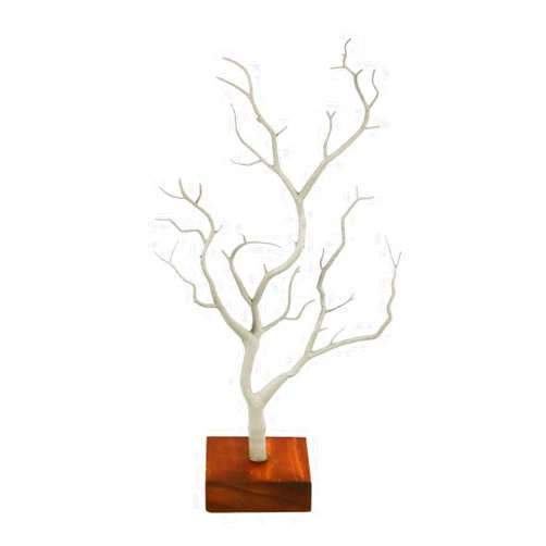 XANHOY Jewelry Stand Tree Small Jewelry Holder Organizer Necklace Holder Rack Display Tower With Wooden Base For Earring Stand Earring Holder Organizer