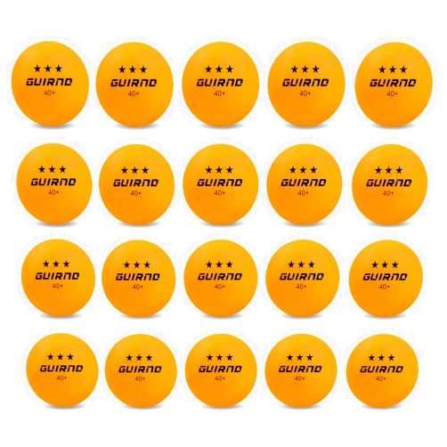 Guirnd 20 Pack Ping Pong Balls, 3 Star Table Tennis Balls, 40+ Pong Ball Competition and Recreational Play, Abs Ping Pong Ball, Games, DIY