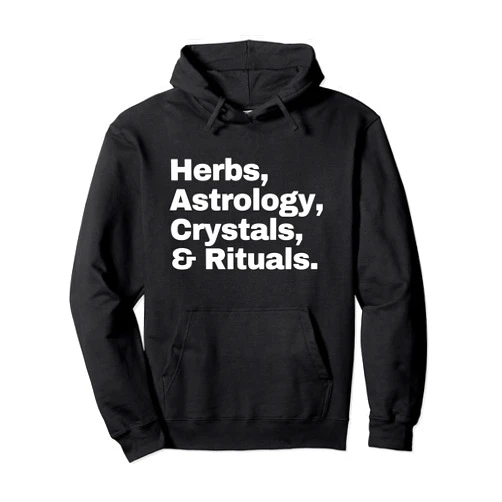 Spiritualcare.co Herbs, Astrology, Crystals, & Rituals Top for mystics Pullover Hoodie