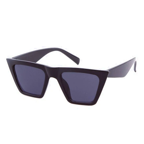 SORVINO Cateye Square Sunglasses for Women Men Trendy Retro Classic Vintage Square Sunglasses Black