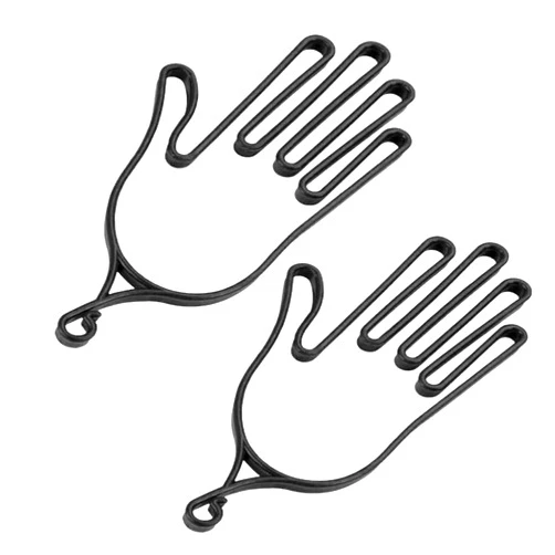 Nicedony 2 Pcs Golf Gloves Stretcher, Plastic Golf Gloves Holder Golf Gloves Keeper Hanger Dryer Shaper Support for Men Women Golf Gloves Stretcher,Golfer Gloves Maintenance