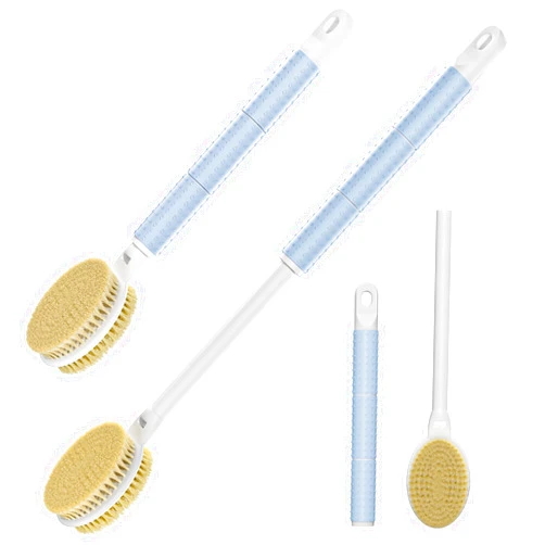 Rebex Shower Brush with Soft and Stiff Bristles,16
