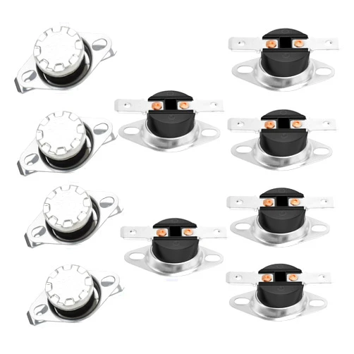 Aopin Thermal Control Switch Aopin KSD301 Normally Closed NC 60 Degree 250V 10A Thermostat Temperature Switch 10 PCS