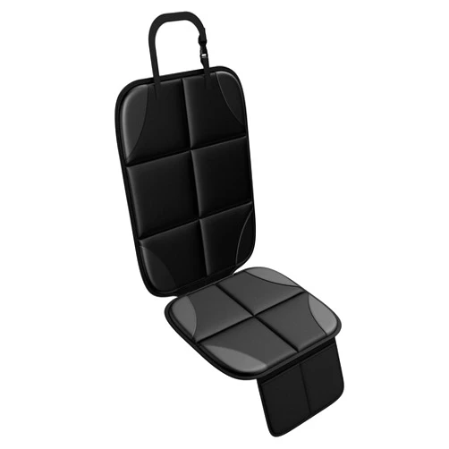 CHICHL Car Seat Protector, MHO+ALL Large Auto Carseat Protectors for Child Baby Car Seat, Waterproof 600D Fabric Seat Cover Mat with Storage Pockets for SUV, Sedan, Truck, Leather and Fabric Car Seat