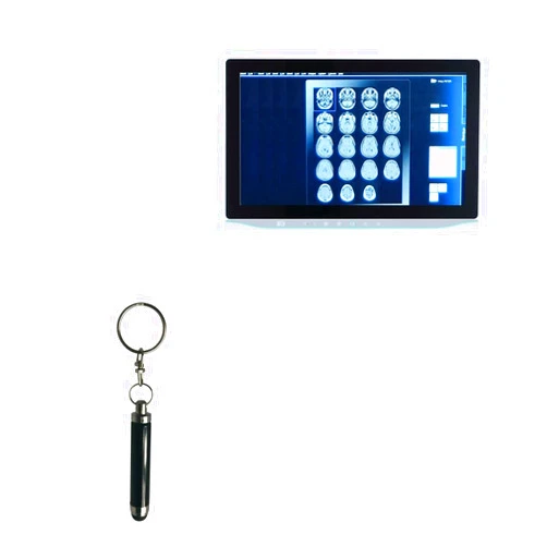 BoxWave Stylus Pen for Axiomtek MPC153-834 (Stylus Pen Bullet Capacitive Stylus, Mini Stylus Pen with Keyring Loop for Axiomtek MPC153-834 - Jet Black