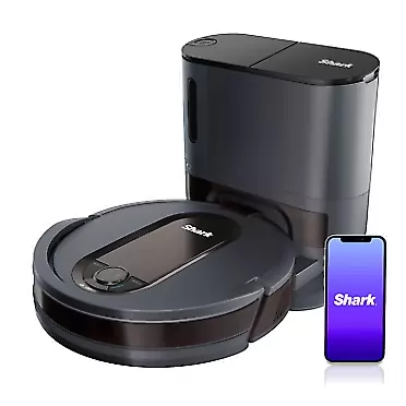 Shark EZ Robot Vacuum RV912S with Self-Empty Base, Bagless, WiFi - Dark Gray EZ Robot + 30 Day Capacity