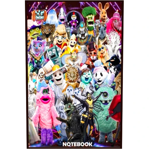 By Denise Nesbitt (Author) The Masked Singer Us Every Characters Notebook: Journal For Writing, Size 6'' x 9'' inches, 110 Blank Lined Pages, Glossy Finished Soft Cover