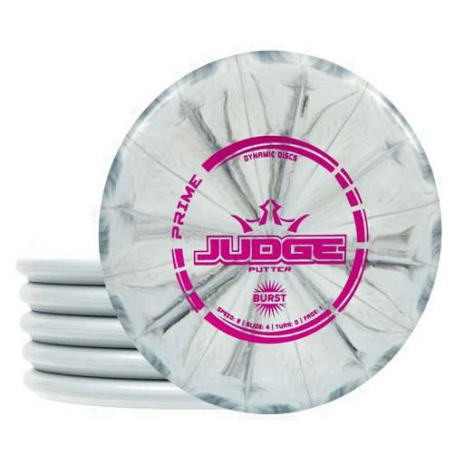 D·D DYNAMIC DISCS Dynamic Discs Judge Disc Golf Putter, Men and Women Frisbee Golf Putter Set, 170g+, Discs Golf Color & Stamp Will Vary, 5 Pack