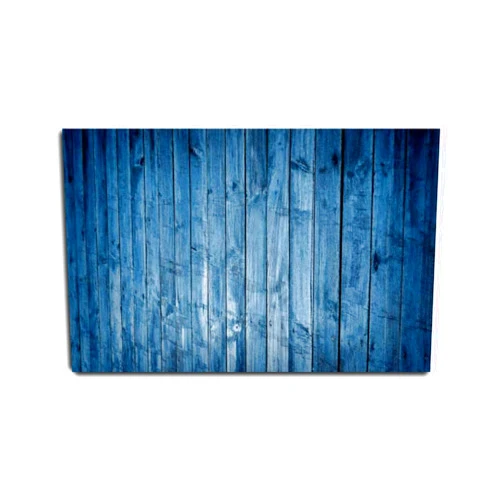 VIUBGCPS Canvas Print Pictures Wall Art Painting Blue Wood Texture Background Framed & Stretched Posters Ready to Hang Home Decor Artworks - 20x32inch