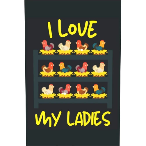 German Edition by Lustige Hühner und Bauern Sprüche Geschenkidee (Author) I LOVE MY LADIES: Notizbuch A5, 120 Seiten, LINIERT - Lustiges Hühner Landwirt Motiv für Alle die Hühner haben und lieben! Super als Notizbuch, ... Geschenkidee! (German Edition)