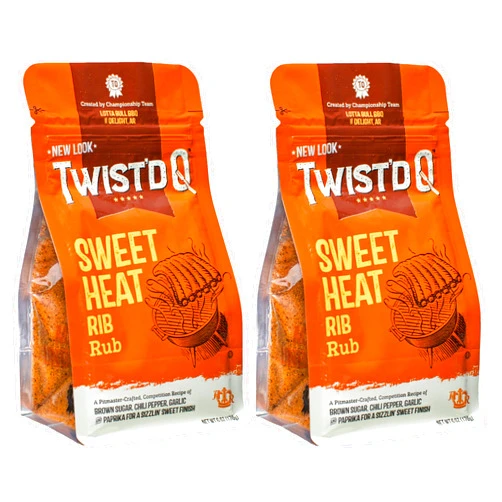 Twist'd Q - American Royal Sweet Heat Rib Rub - 2 Pack