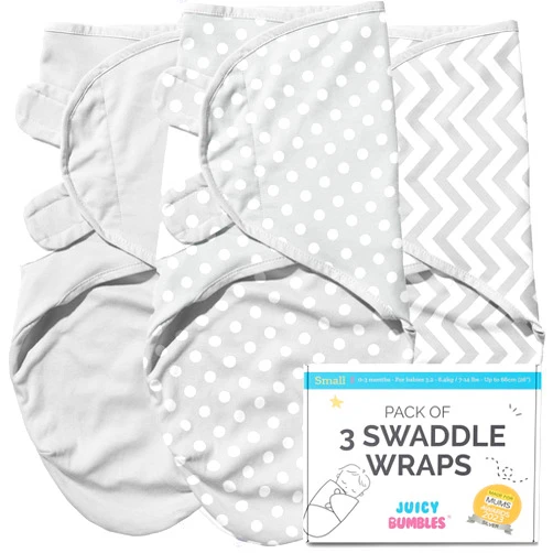 JUICY BUMBLES Baby Swaddle Blanket Sleep Sack 100% Cotton Newborn Baby Swaddles 0-3 Months Swaddle Wrap Baby Swaddles for Newborns Swaddle Wraps 0-3 Months Newborn Swaddle Sack