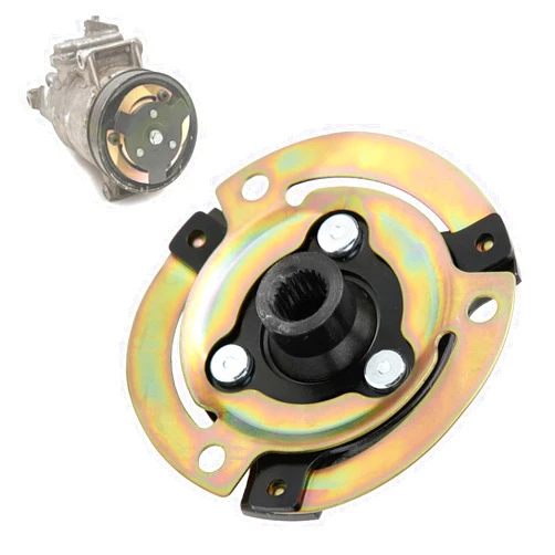 Ymiko Air Conditioning Compressor Clutch 5N0820803A, 5N0820803, 5N0820803E, 5K0820803A Replacement Fit for, Auto A/C Compressor Clutch Hub Plate Accessory
