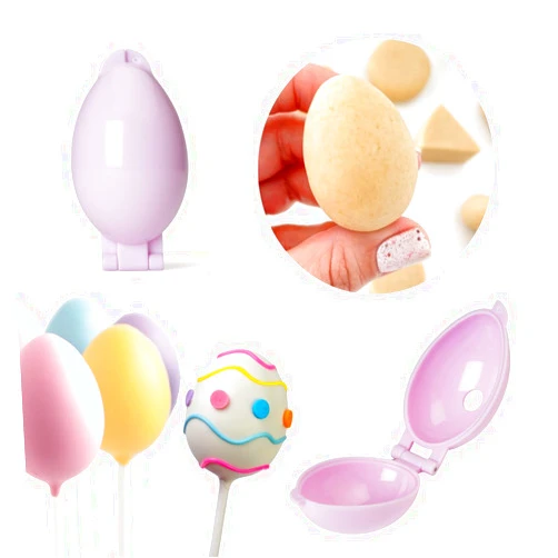 My Little Cakepop The Original My Little Cakepop Pro Cake Pop Mold since 2010. Egg Shaped. Injection Molded with ABS Food Grade BPA Free Plastic. Hygienic and strong. Use for Cake Pops, Play Dough, Soap, and More.