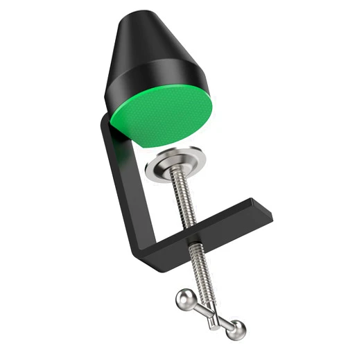 YOUSHARES Table Mount Clamp for Mic - Boom Arm Clamp for Microphone Arm Stand with Adjustable Screw, the Maximum Gap is 6cm/2.36 inch
