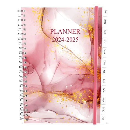 Getvow 2024-2025 Planner - Weekly and Monthly Planner 2024-25 from July 2024 to June 2025, Easy to Organize Your Daily Life, 7