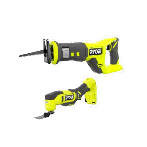 Ryobi One+ 18V Cordless 2-Tool Combo Kit w/Multi-Tool & Reciprocating Saw (Tools Only)