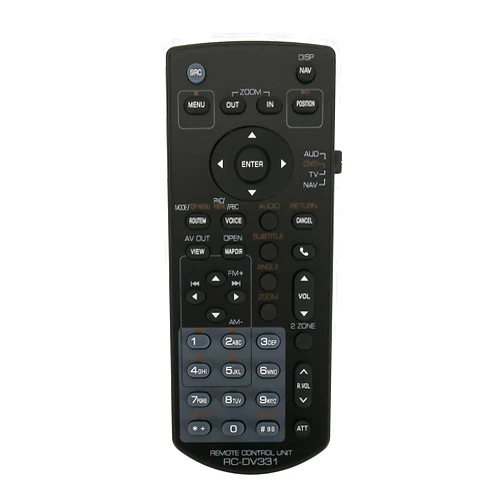 Smartby Replacement Remote Control for Kenwood KVT-839 KVT-839DVD RC-DV331 KNA-RCDV331 DDX318 DDX370 DDX276BT DNX6460BT DNX6020EX Car Video DVD Receiver System