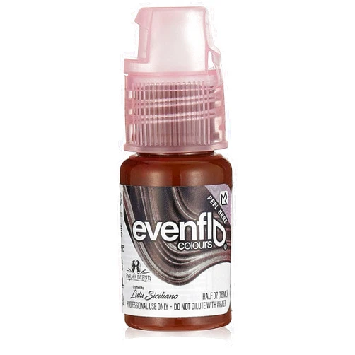 Perma Blend Evenflo Colours Permanent Makeup for Eyebrows, Used For Microblading and Tattoo Techniques, Professional Cosmetic Pigment - Mocha, 0.5 oz