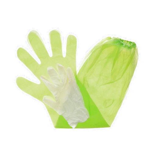 HME Game Cleaning Gloves (Pack of 4) | Disposable Shoulder-Length Field Dressing Gloves with Elastic Bands and Form-Fitting Gloves for Cleaning Large & Small Game