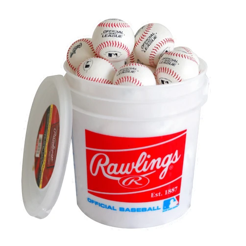 Rawlings | Official League Recreational Use Practice Baseballs | Youth/8U | OLB3 | Bucket | 24 Count
