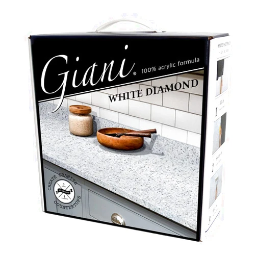 Giani Granite Countertop Paint Kit 2.0-100% Acrylic (White Diamond)