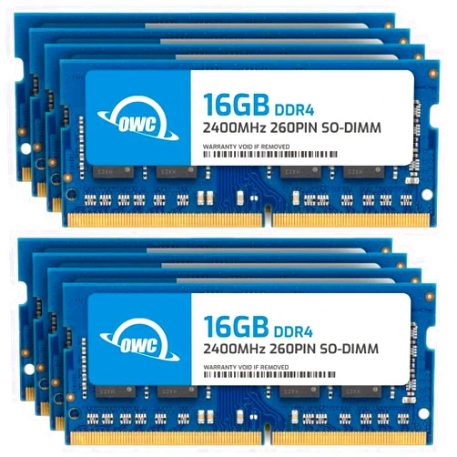OWC 128GB (8x16GB) DDR4 2400MHZ PC4-19200 CL17 2RX8 Non-ECC SODIMM 1.2V 260-pin Laptop Notebook Memory RAM Upgrade Module