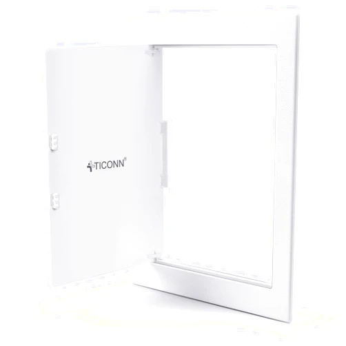 TICONN Access Panel for Drywall, 6 x 9 Inch ABS Plastic Wall Hole Cover Access Doors, Easy Install Plumbing Wall Access Panel for Drywall, Ceiling, Wiring and Cables