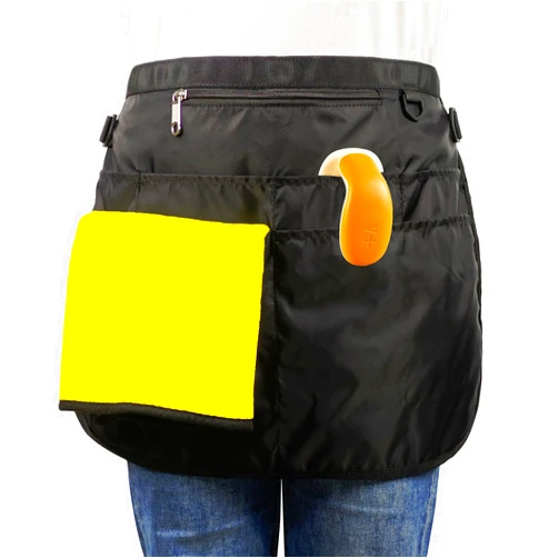 Bafelia Waterproof Cleaning Apron with 7 Pockets, Cleaning Supplies for Housekeeping, Lightweight and Durable Maid Apron