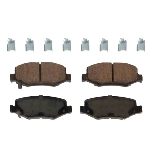 Garage-Pro Rear Brake Pad Set 2-Wheel Set Compatible with 2008-2012 Jeep Liberty, 2007-2011 Dodge Nitro, 2018 Jeep Wrangler JK & 2007-2017 Jeep Wrangler