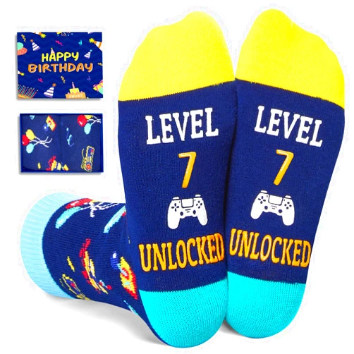 Zmart Girls Age 4-12 Birthday Gifts - Socks for Kids 4-12 Years Old, Birthday Gift Ideas for Boys and Girls