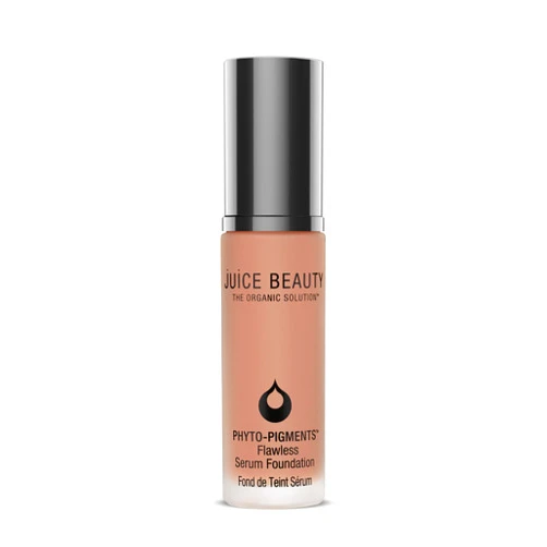 Juice Beauty Phyto-Pigments Flawless Serum Foundation - 17 Medium Tan - 30 mL - Medium-to-Full, Long-Lasting Coverage - Reduces Look of Wrinkles + Pores - Vegan, Cruelty Free