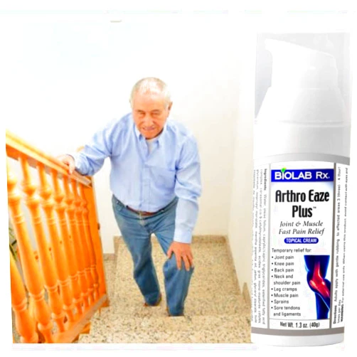 BioLab Rx Arthro Eaze Plus - Arthritis Pain Relief Cream for Hand, Knee, Foot, Back, Neck and Wrist Joints Pain– Fast-Acting, Non-Greasy- for Arthritis, Tendinitis.