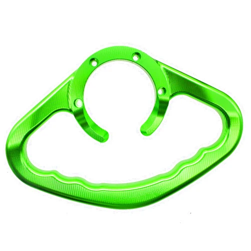 HKHBJK Motorcycle Passenger Handles for Kawasaki EX250 Ninja 250R 2008-2014 CNC Aluminum Passenger Handgrip Hand Grip Tank Grab Bar Clamp Ninja 300 EX300 2013-2017 (Color : Green)
