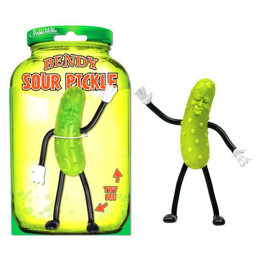 Archie McPhee Bendy Sour Pickle