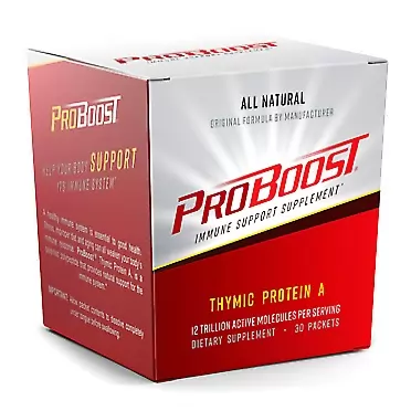 ProBoost, Thymic Protein A (TPA), 30 Packets with 4 mcg TPA/Packet - Immune Support Supplement by Genicel, Inc.
