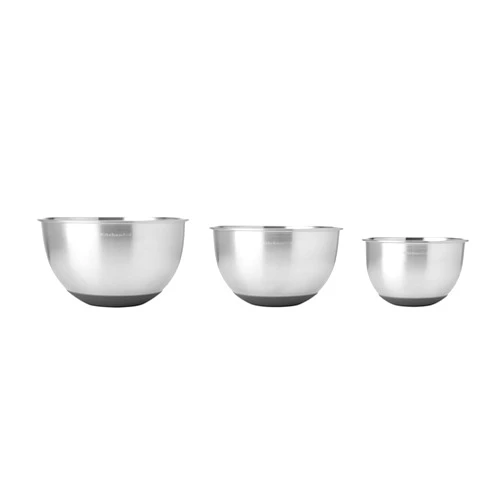 KitchenAid Stainless Steel Mixing Bowls, Set of 3