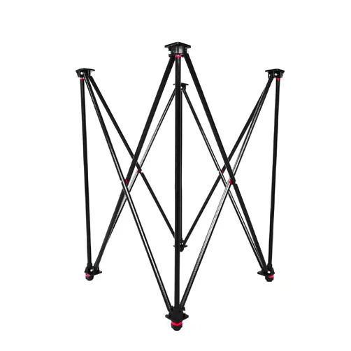 SPORTAXIS Foldable Height Adjustable Carrom Board Stand - Lightweight and Portable - Sleek Black Design for Enhanced Gaming Experience – Collapsable & Fully Adjustable