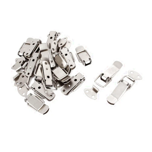 FIYA IIVVERR 18pcs Suitcase Chest Tool Boxes Metal Spring Loaded Toggle Latch Hasp (18pcs Maleta Cofre Cajas de herramientas Metal Resorte cargado Toggle Latch Hasp